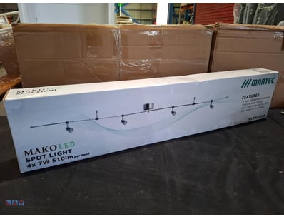 RRP $329.95 Martec Mako LED 4 light 3000K Brushed ...