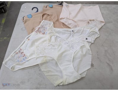 Assorted briefs, brands for include Amoena, Tani, ...