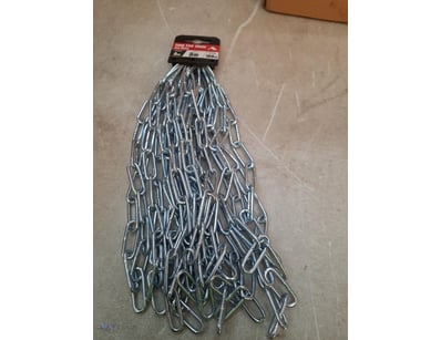 Pinnacle hardware, 3mm X 5m, long link chain zp.

...