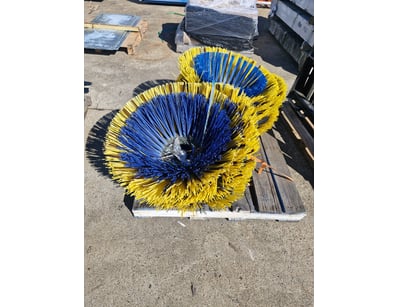 Industrial street sweeper brush heads

Sold as lot