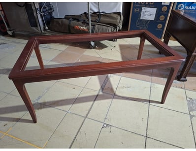 Coffee Table Base, Timber Style, Brown Finish 

...