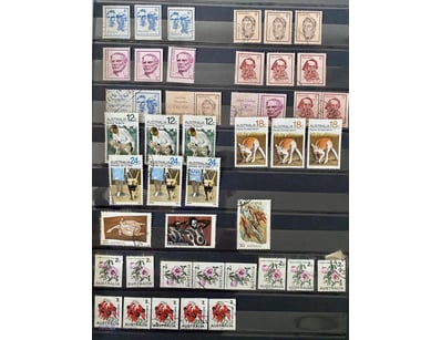 Australia Decimal Stamps Stockbook 32 Pages 1966-2...