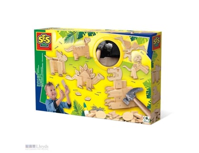 RRP $46.95 Woodwork Set - Dinosaurs 

Children can...