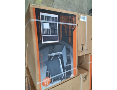 Tactix, 600mm single drawer cabinet, no assembly r...