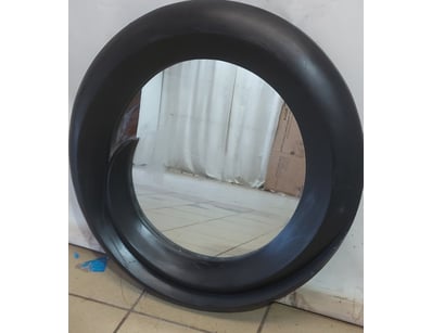 Circular wall mirror with Black Frame

DIMENSION...
