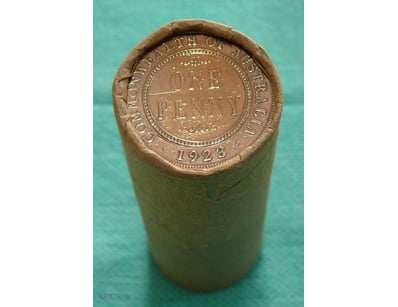 ROLL OF KGV AUSTRALIAN PENNY 

Unknown Mix Years, ...