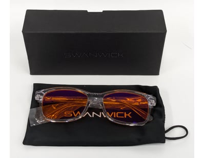 Swanwick Night Swannies blue light filtering glass...