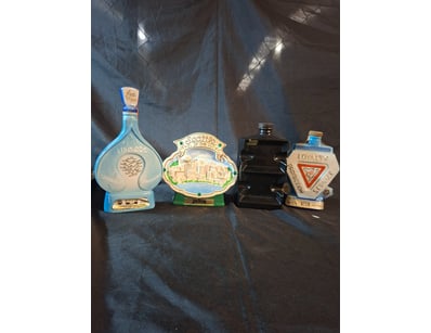 VINTAGE CERAMIC LIQUEUR DECANTERS COLLECTION - FOU...