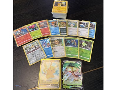 Assorted Bulk Pokémon Cards Including Holos, V & M...