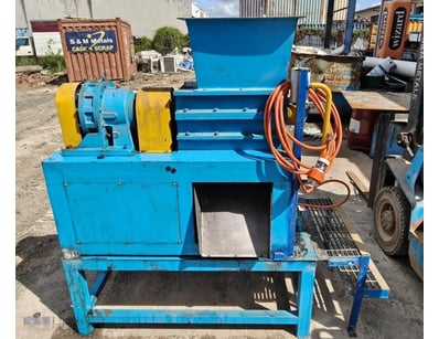 Blue Dual-Shaft Industrial Shredder - 2012 Custom ...