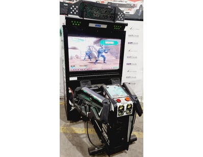 Sega Ghost Squad Deluxe arcade shooting game featu...