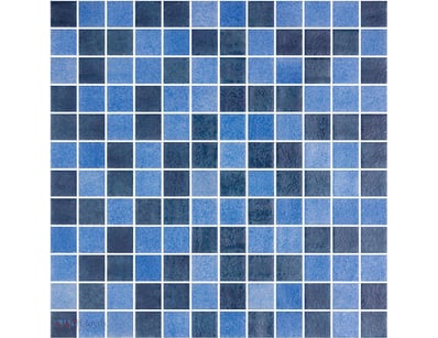 RRP $39 per SHEET, Dark Blue Mix Colour Pool Mosai...