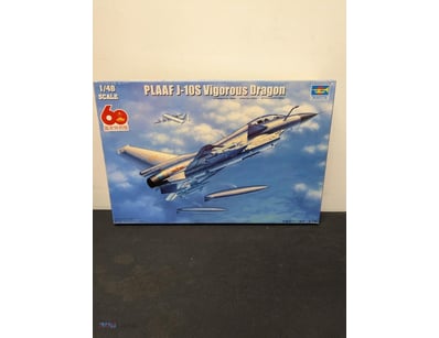 TRUMPETER 1/48 SCALE PLAAF J-10S VIGOROUS DRAGON M...