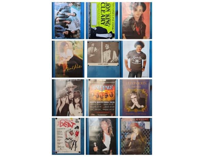 COLLECTION OF MUSIC POSTERS, INCLUDING AVRIL LAVIG...