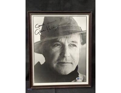 AUTOGRAPHED PHOTOGRAPH OF GENE KELLY.

Item Size: ...