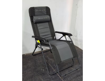 Wanderer brand reclining camping chair featuring a...