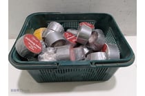 Bulk lot of assorted adhesive tapes in green