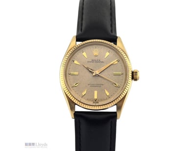 ROLEX 6567 OYSTER PERPETUAL 14K YELLOW GOLD 34MM  ...