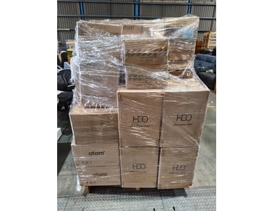 Assorted pallet of electrical and decorative compo...