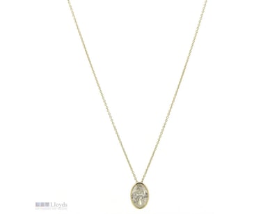 14K YELLOW GOLD, 2.09CT DIAMOND, SOLITAIRE SLIDER ...