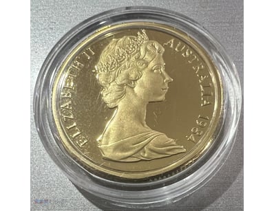 1984 AUSTRALIA FIRST $1 DOLLAR PROOF COIN SCARCE  ...