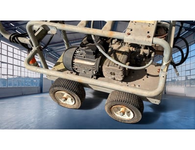 Bar Pressure Washer, Metal Frame, Rubber Wheels, 3...