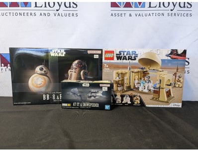 STAR WARS MODEL KIT COLLECTION - BANDAI & LEGO SET...