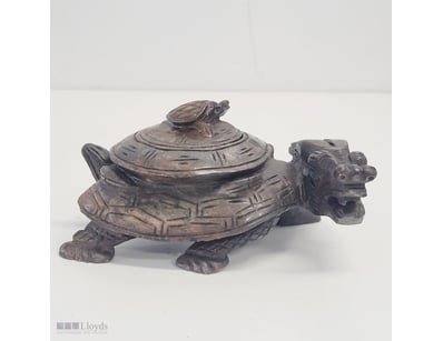 JADE HANDCARVED DRAGON/TURTLE

Item Size: Height: ...