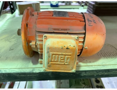 Used three-phase electric motor assembly featuring...