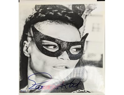SIGNED PHOTOGRAPH OF EARTHA KITT AS CATWOMAN WITH ...
