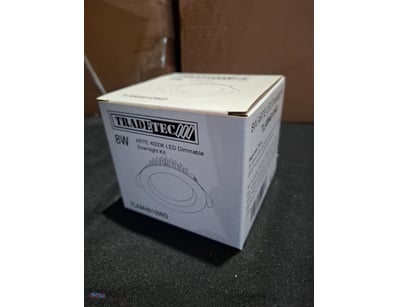 BULK LOT - RRP$363.00 30 x Tradetec Arte 4000k LED...
