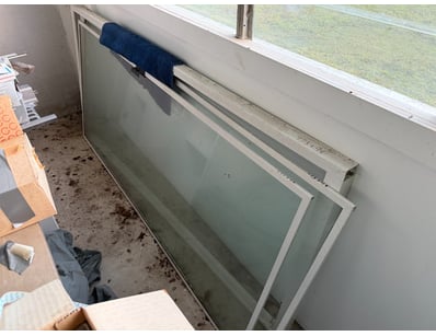 Assorted Shower Screens, SOLD AS LOT

Location: Bu...