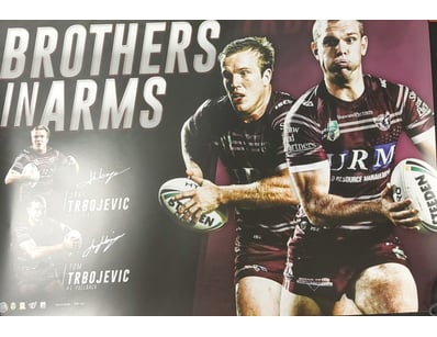 3X "BROTHERS IN ARMS" TOM & JAKE TRBOJEVIC MANLY S...