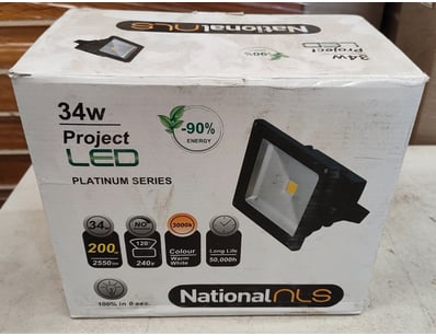 RRP $109.90 NationalNLS 34W Project LED 3000K Plat...