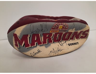 STATE OF ORIGIN MAROONS SIGNED FOOTBALL

Item Size...