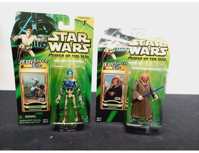 STAR WARS POWER OF THE JEDI ACTION FIGURES COLLECT...