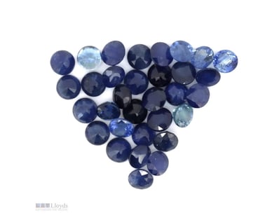 10.48CT TSW, NATURAL CORUNDUM SAPPHIRES     

Roun...