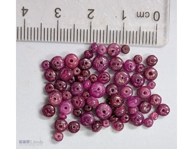 25 CARATS RUBY GEMSTONE BEADS

25 Carats Ruby Gems...