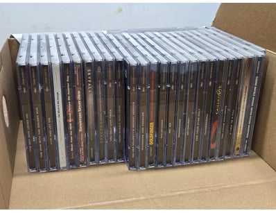 Extensive collection of James Bond film soundtrack...