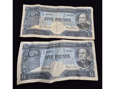 UNRESERVED Banknotes & Coins (A989) - Lot 501