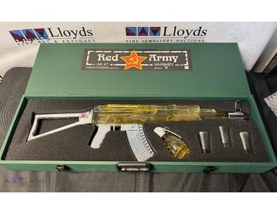 Red Army AK-47 Whiskey Decanter Set, a novelty col...