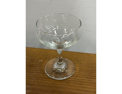Champagne glasses, 133ml, approx. 10-12 per box, b...