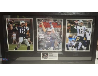 TOM BRADY SIGNED & FRAMED NFL PIECE

Tom Brady Per...