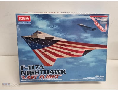 ACADEMY F-117A NIGHTHAWK "LAST FLIGHT" 1/48 SCALE ...