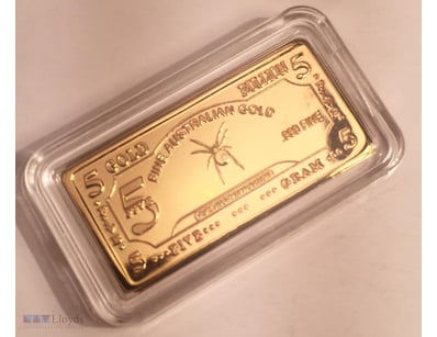 5 GRAM AWESOME "RED BACK SPIDER" INGOT FINISHED IN...
