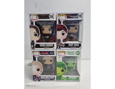 FUNKO POP VINYL FIGURE COLLECTION - FOUR BOXED FIG...