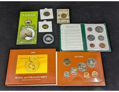 AUSTRALIAN COIN COLLECTION 1982-2001 INCLUDING ROY...