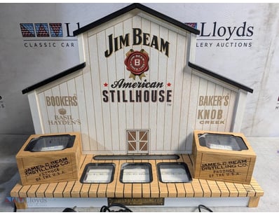 JIM BEAM AMERICAN STILLHOUSE ILLUMINATED DISPLAY U...