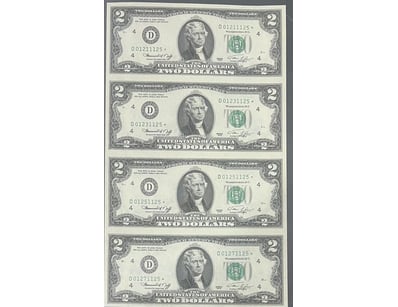 Banknotes & Coins (A980) - Lot 2000