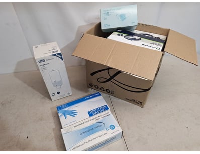 Bulk lot hygiene and safety supplies Including Var...